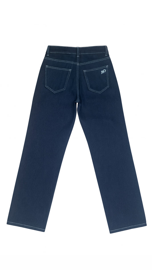 Dark Blue Denim Jeans