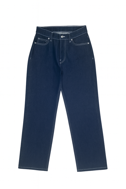 Dark Blue Denim Jeans